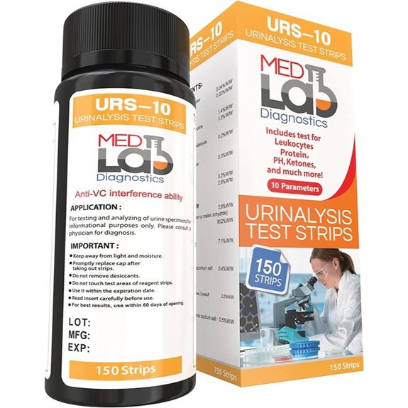 urine test strips sealed