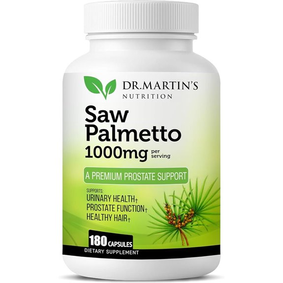 USA Grown Saw Palmetto Prostate Health Capsules (180)