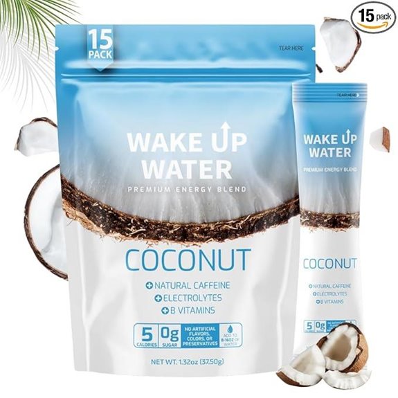 Wake Up Water Energy Drink Mix (15 Pack)