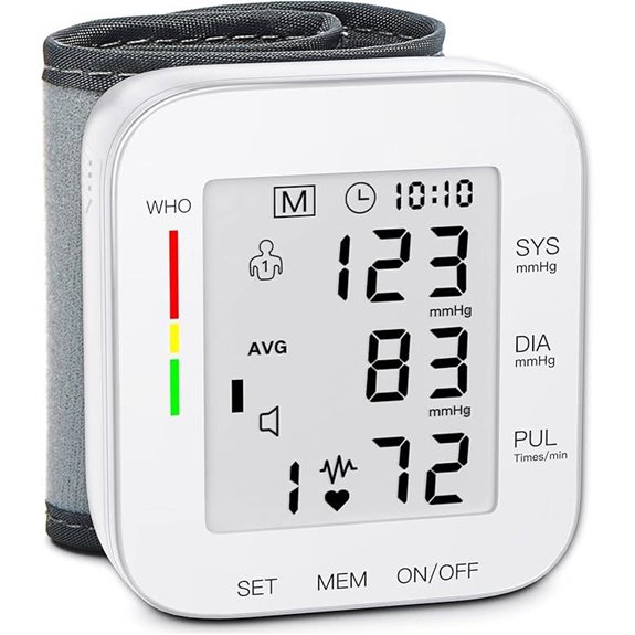 MMIZOO Wrist Blood Pressure Monitor with Memory